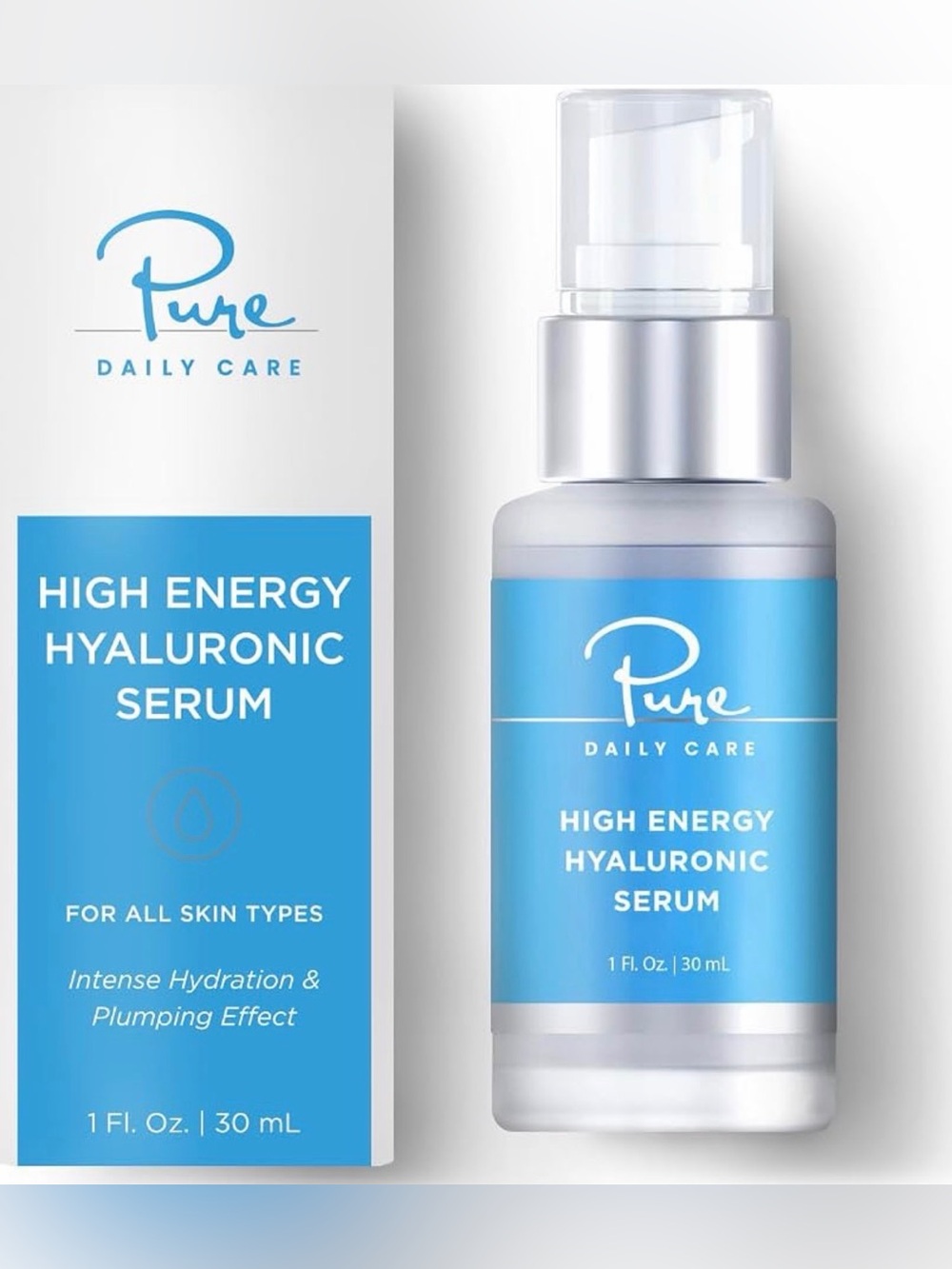 High Energy Hyaluronic Serum — Blue